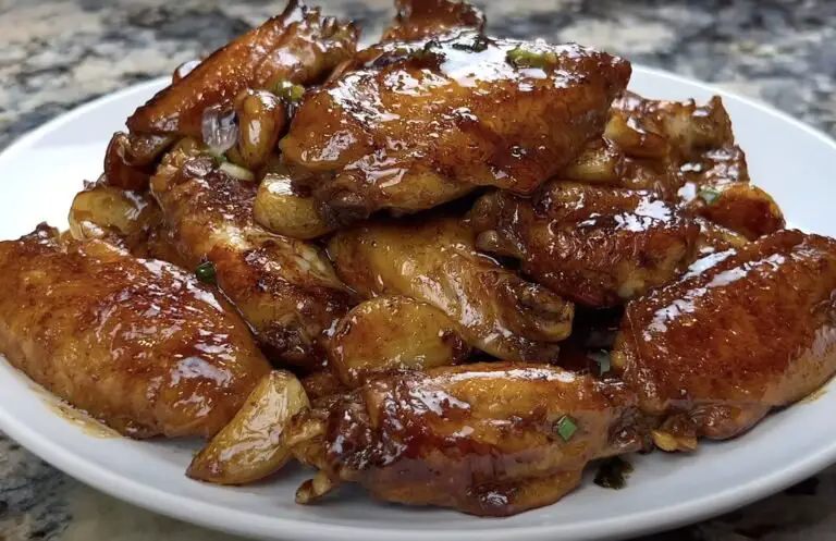 Garlic Chicken Wings Recipe (Fall-Off-The-Bone Tender & Juicy)