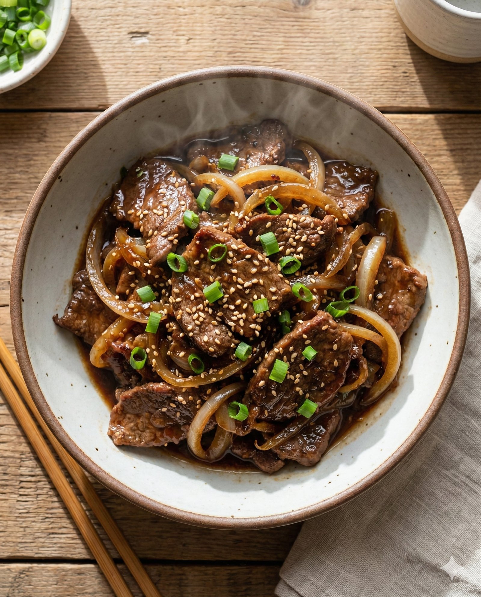 Beef and Onion Stir Fry