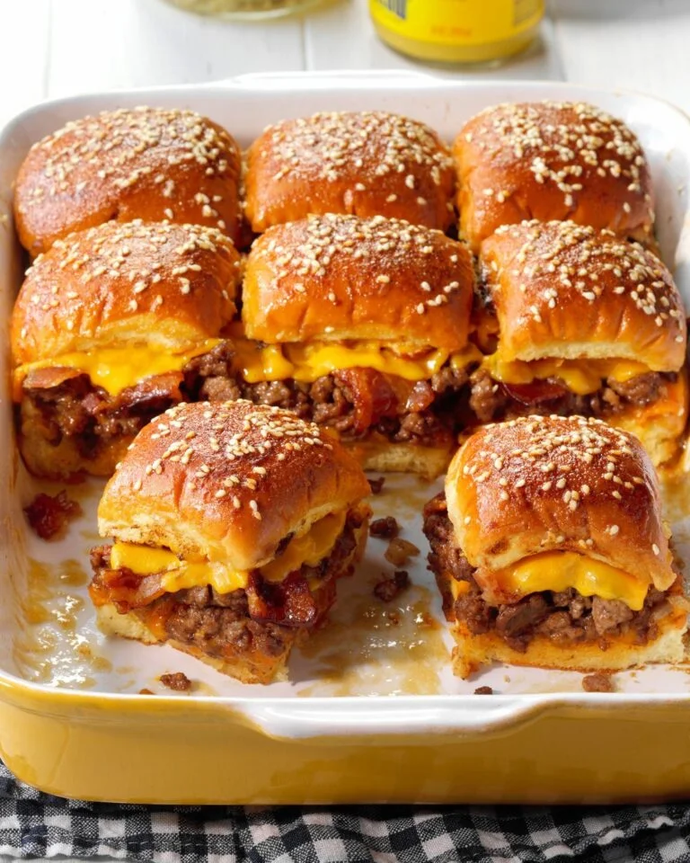 Cheeseburger Sliders: The Juicy Little Burgers You Didn’t Know You Needed