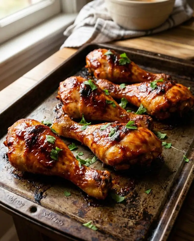 Baked BBQ Chicken Drumsticks